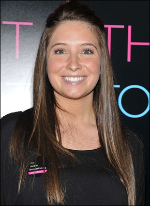 Bristol Palin with Halfway Up Hairstyle