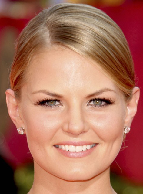 Jennifer Morrison's Elegant Low Bun Hairstyle at Emmy Awards 2009