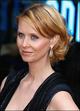 Cynthia Nixon at the London Premiere of Sex and The City